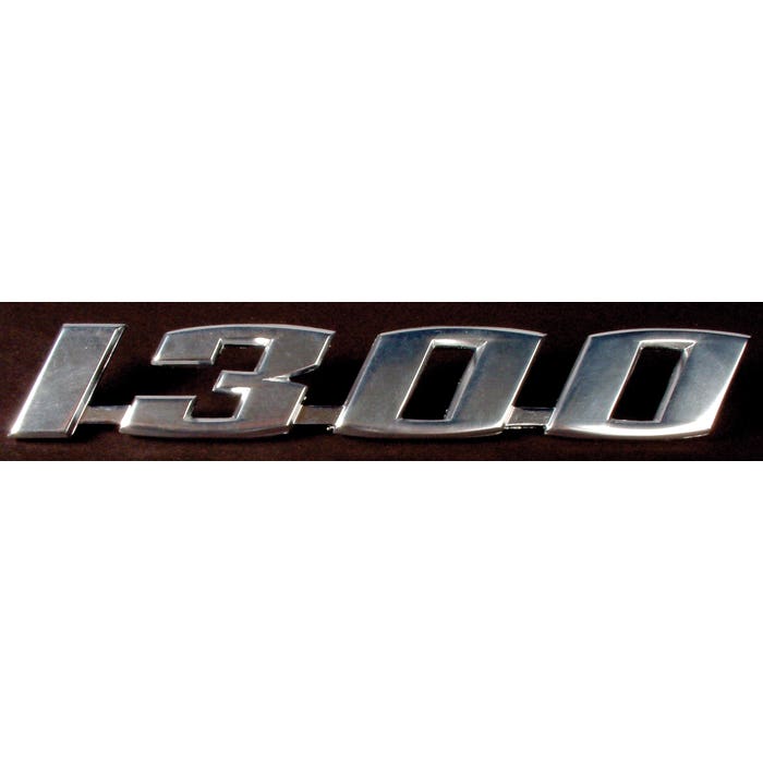 VW Beetle 1300 Badge Script for Bonnet