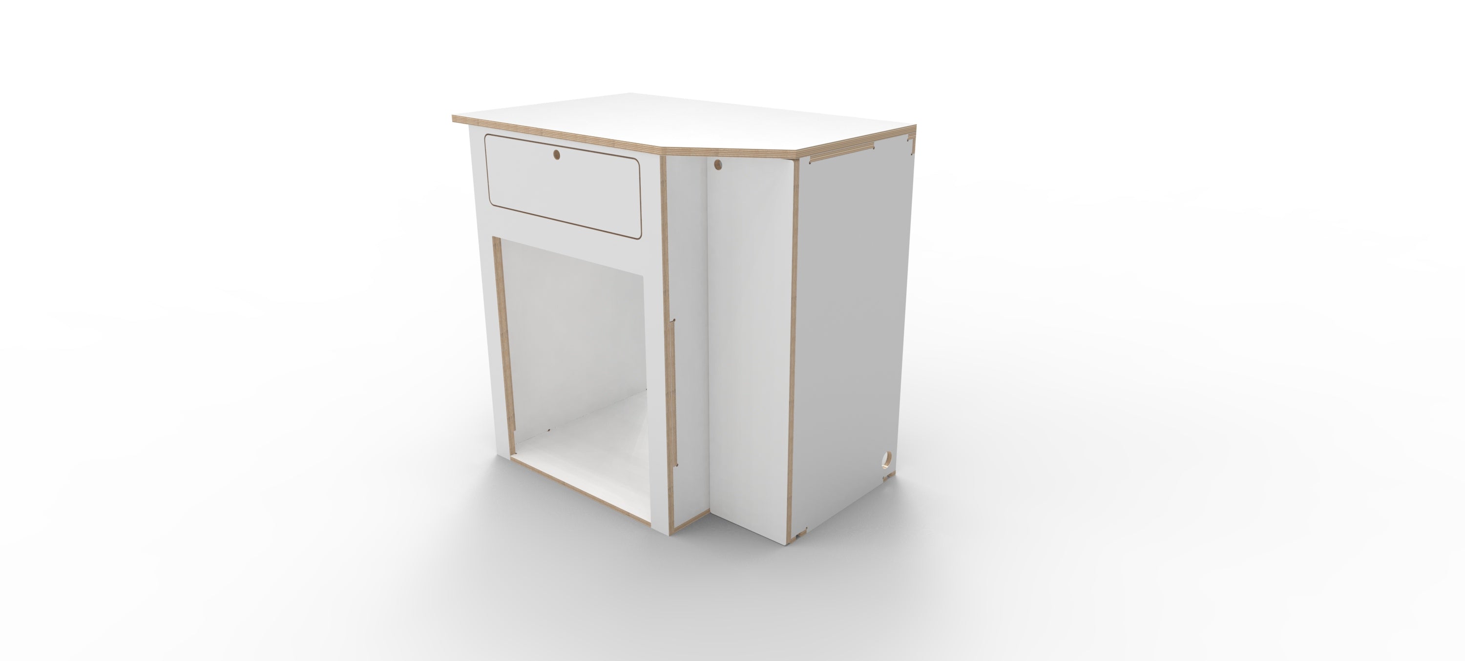 VW Kombi Camper Fitout Fridge Unit