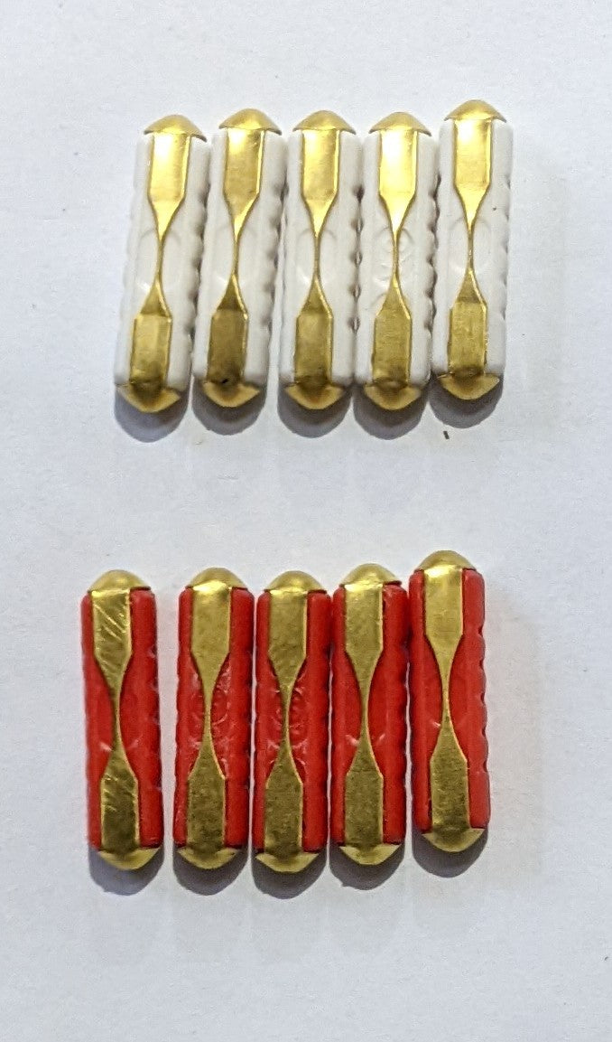 VW Kombi & Beetle Ceramic Fuse Kit Red and White
