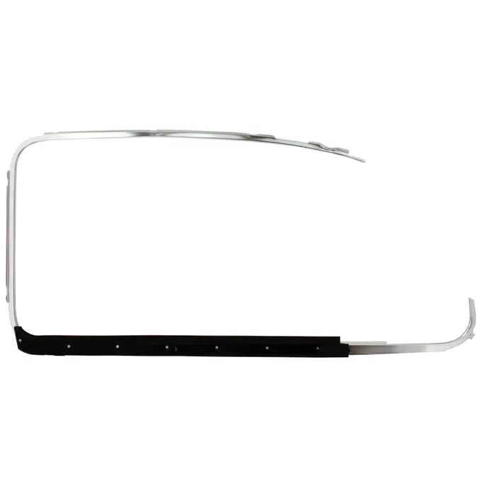 VW Beetle Chrome Window Surround Trim and Scraper Left 65-76