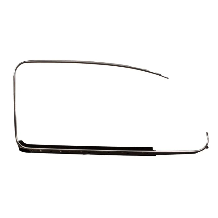 VW Beetle Chrome Window Surround Trim and Scraper Right 65-76