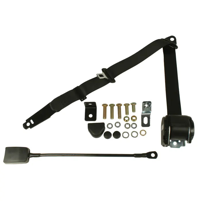 VW Beetle Front Seat Belt 3 Point retractable with Modern Buckle
