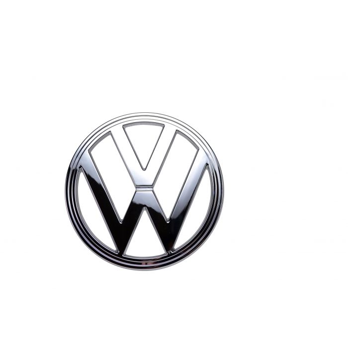 VW Kombi Badge Emblem Late Baywindow Chrome 73 to 79