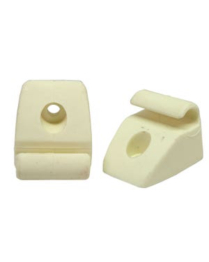 VW T3 Kombi Sun Visor Clips White in Colour