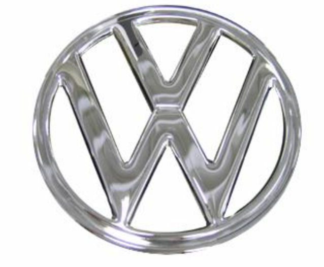 VW Kombi Lowlight Badge Emblem Stainless Steel 68 to 72