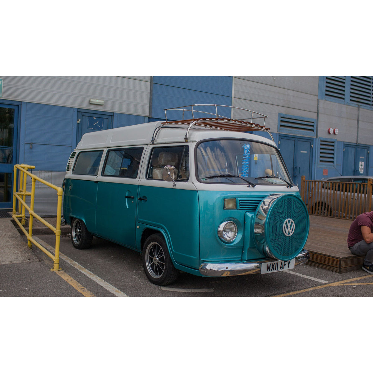 Kombi Rear Rack VW Kombi 2 Bow Stainless Steel Roof Rack with Wooden Slats